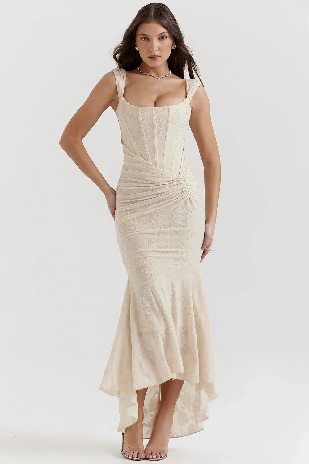 Faye - Women's Midi Asymmetric Dress - photo 23
