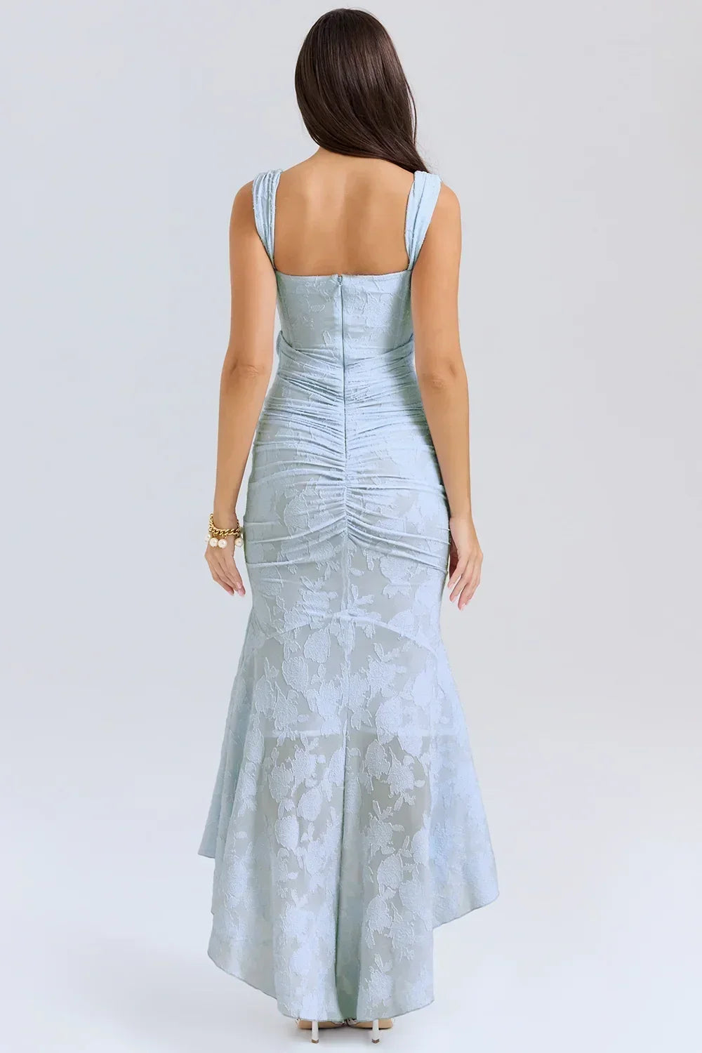 Faye - Women's Midi Asymmetric Dress - photo 4