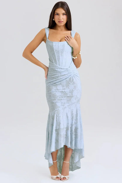 Faye - Women's Midi Asymmetric Dress - photo 2