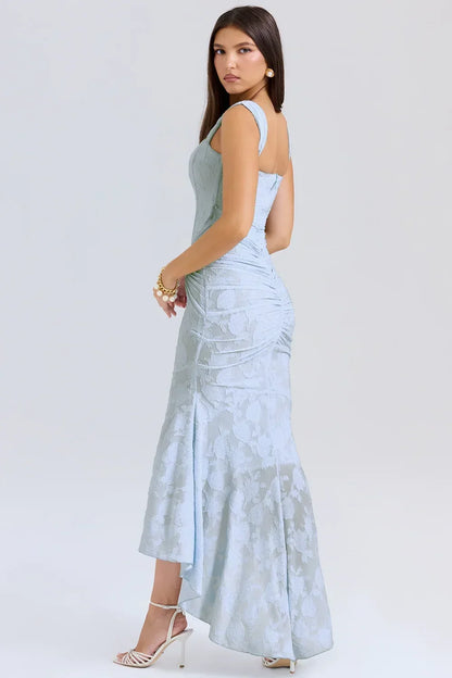 Faye - Women's Midi Asymmetric Dress - photo 3