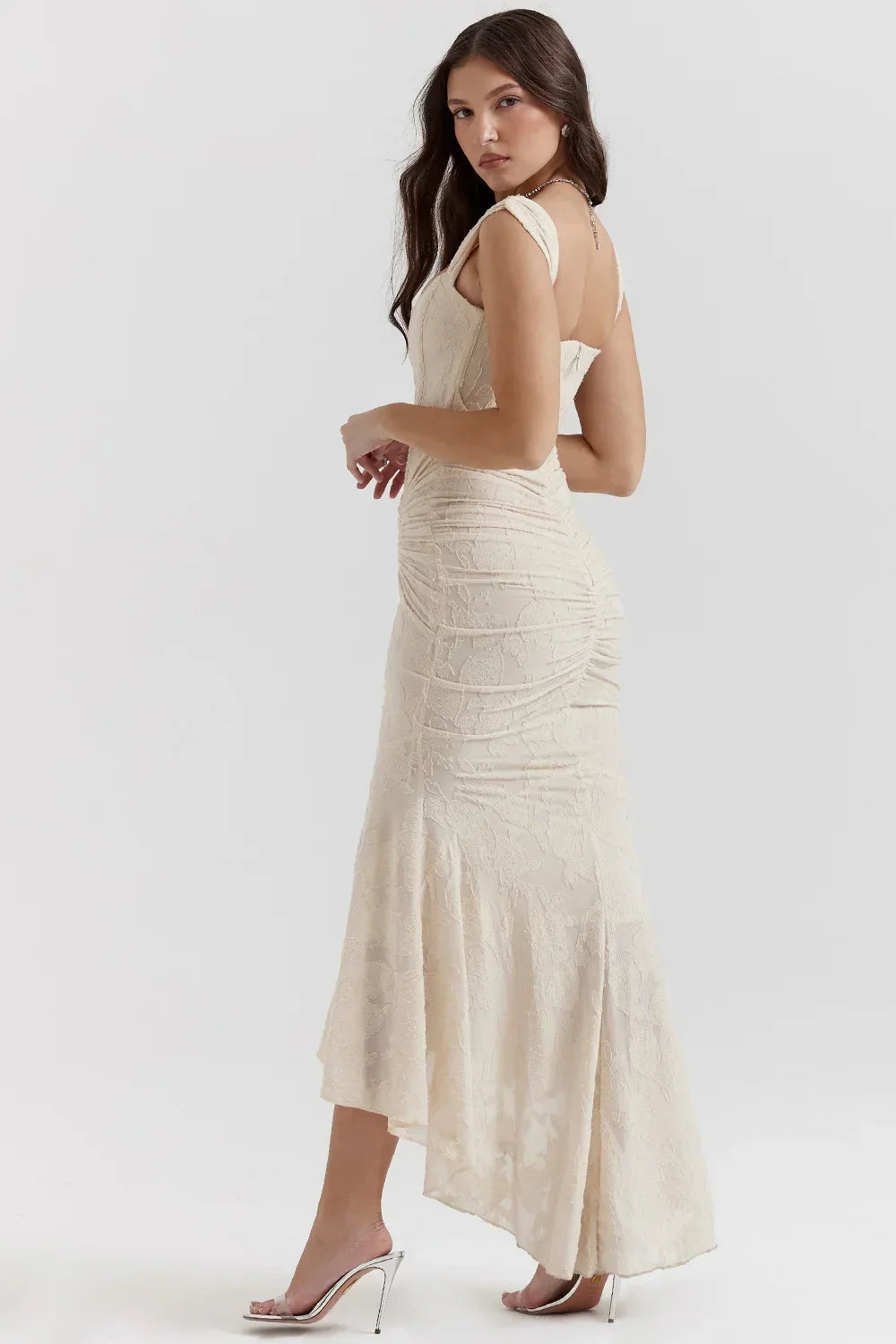 Faye - Women's Midi Asymmetric Dress - photo 21