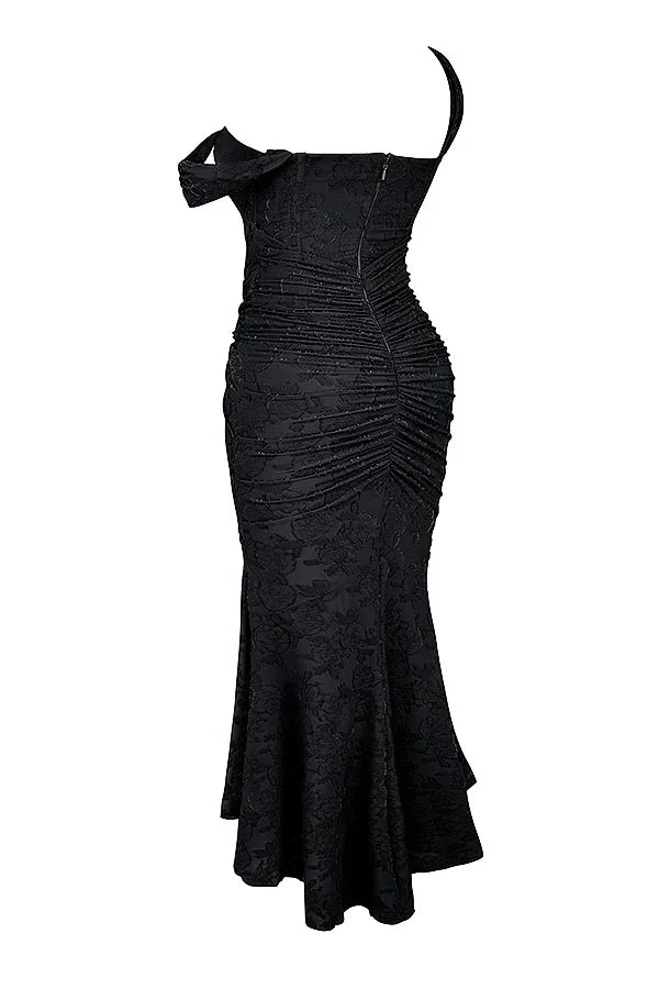 Faye - Women's Midi Asymmetric Dress - photo 17