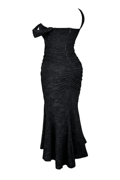 Faye - Women's Midi Asymmetric Dress - photo 17