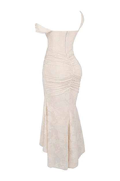 Faye - Women's Midi Asymmetric Dress - photo 26