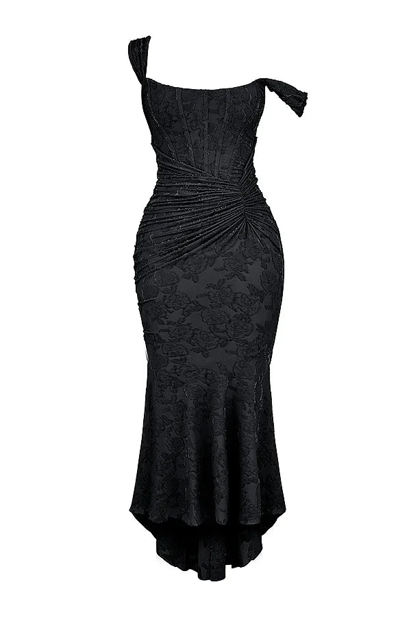 Faye - Women's Midi Asymmetric Dress - photo 16