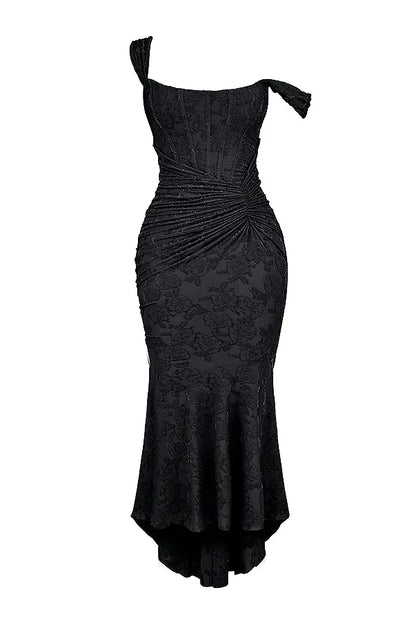 Faye - Women's Midi Asymmetric Dress - photo 16