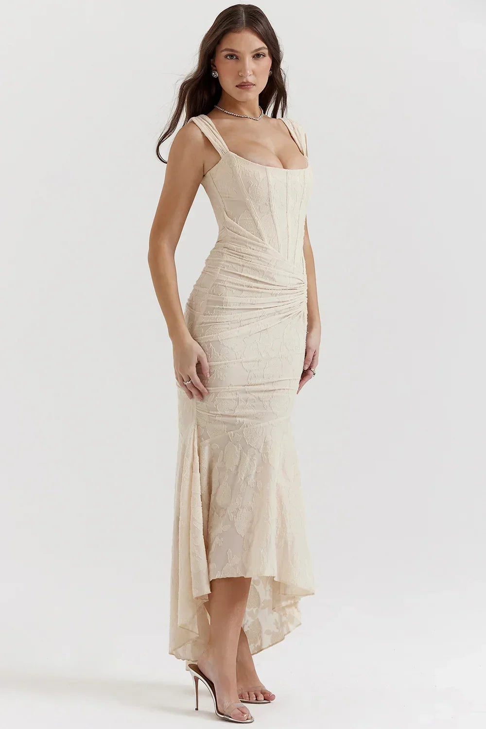 Faye - Women's Midi Asymmetric Dress - photo 20