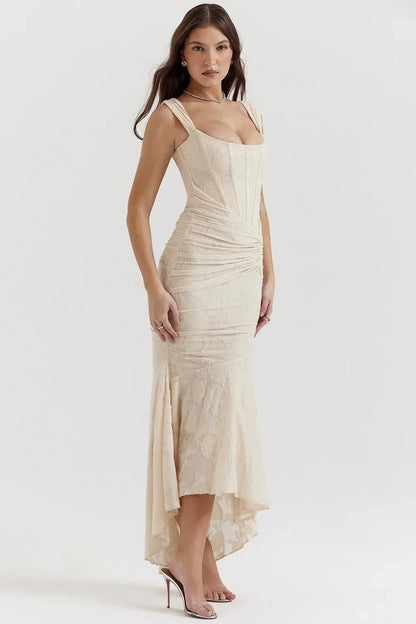 Faye - Women's Midi Asymmetric Dress - photo 20