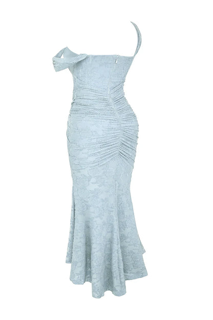 Faye - Women's Midi Asymmetric Dress - photo 8