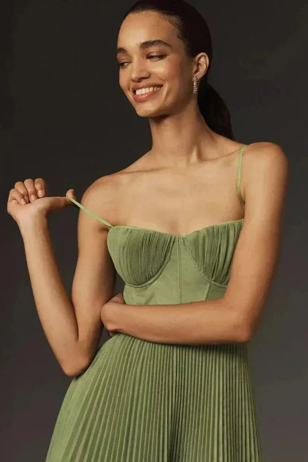 Romy - Women's Midi Pleated Dress - photo 2