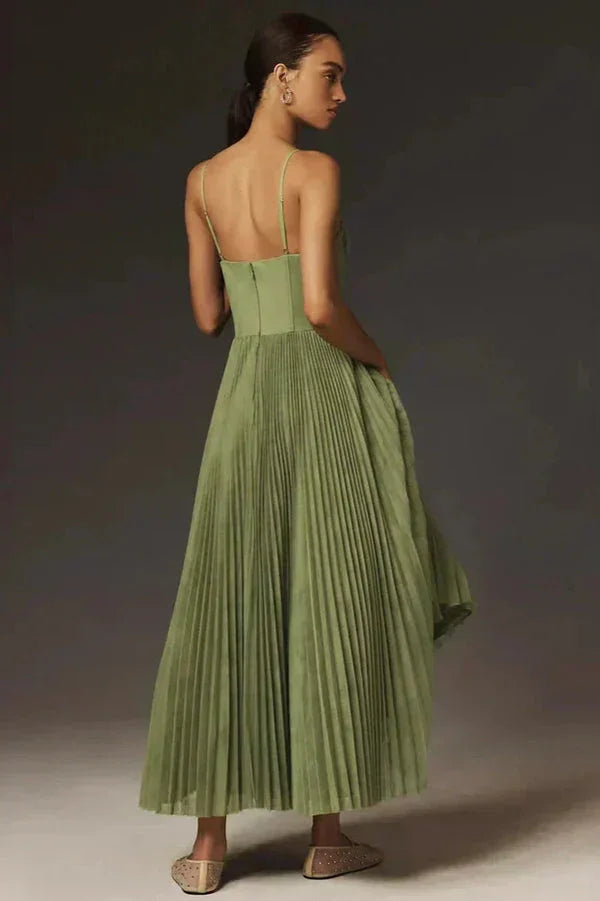Romy - Women's Midi Pleated Dress - photo 3