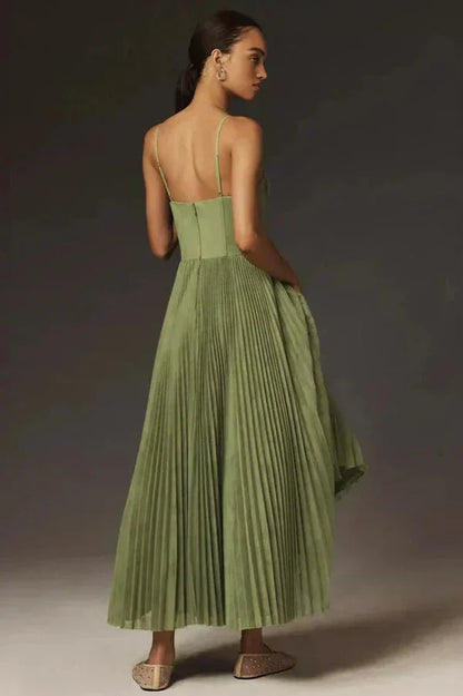 Romy - Women's Midi Pleated Dress - photo 3