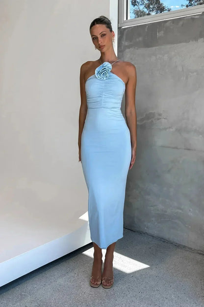 Una - Women's Midi Fitted Dress - photo 5