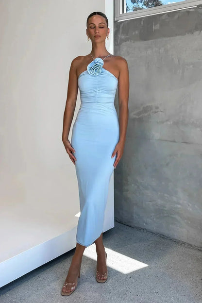 Una - Women's Midi Fitted Dress - photo 3