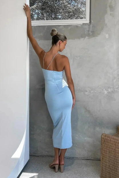 Una - Women's Midi Fitted Dress - photo 11
