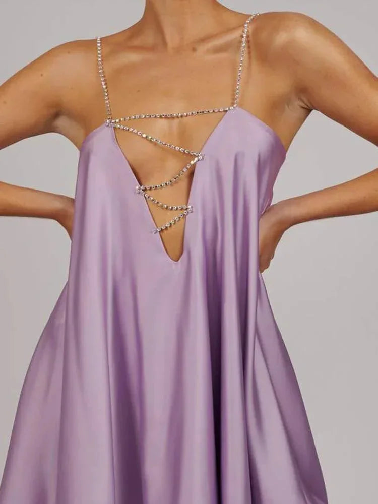 Beatrix - Women's Mini Chain-Detail Dress - photo 11