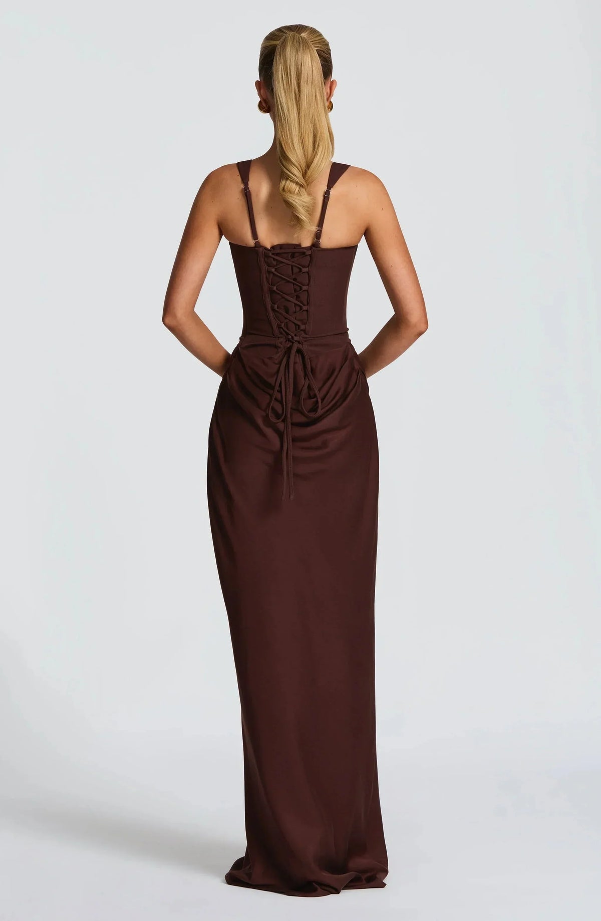 Zelda - Women's Maxi Backless Dress - photo 4