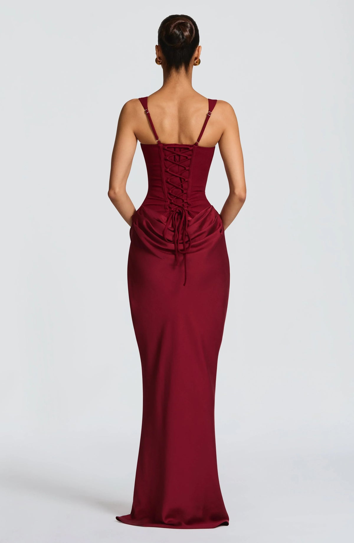 Zelda - Women's Maxi Backless Dress - photo 11