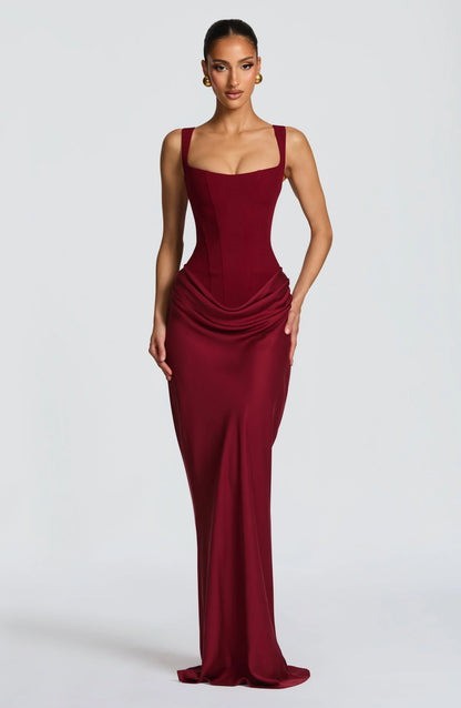 Zelda - Women's Maxi Backless Dress - photo 10