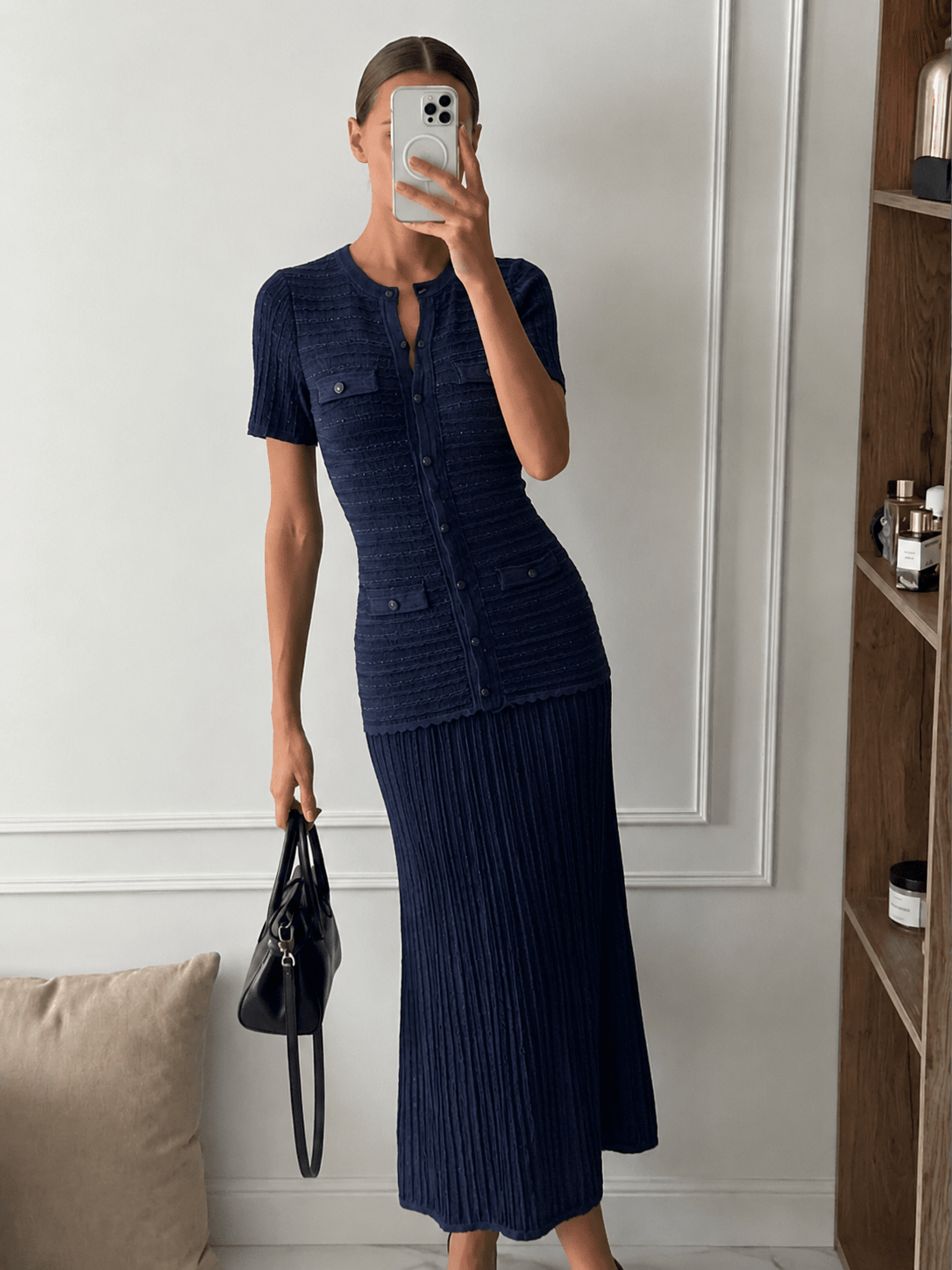 Jemima - Women's Maxi Ribbed Dress - photo 3