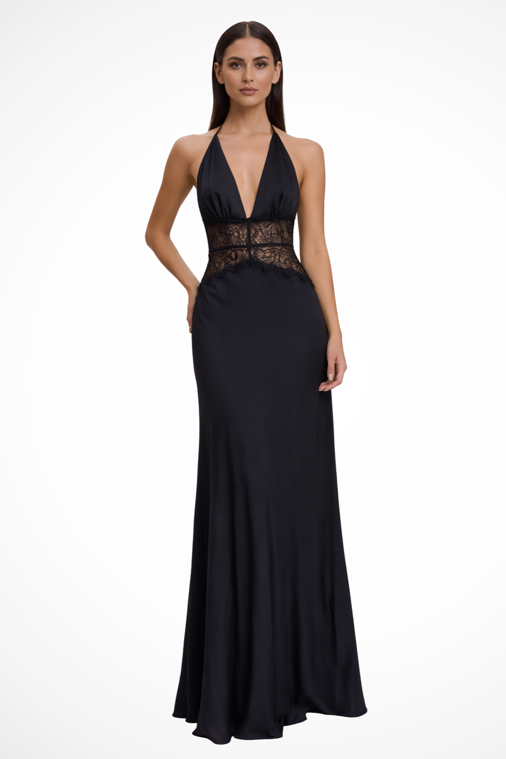 Veerle - Women's Halter Backless Dress - photo 1