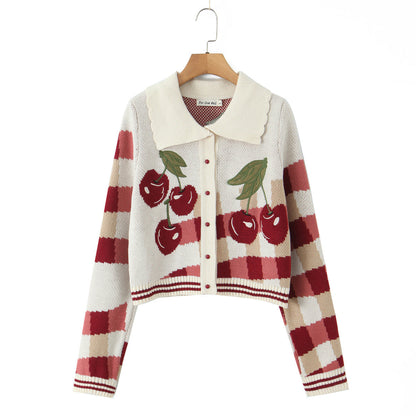 Agnes - Women's Knit Floral Sweater - photo 6