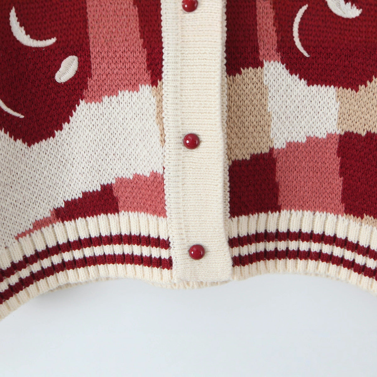 Agnes - Women's Knit Floral Sweater - photo 8