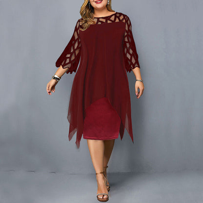 Clemence - Women's A-line Midi Dress - photo 3