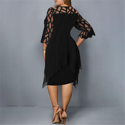 Clemence - Women's A-line Midi Dress - photo 5