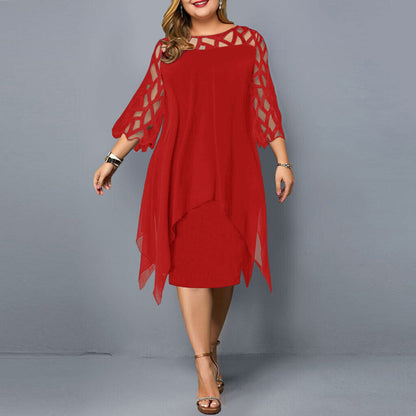 Clemence - Women's A-line Midi Dress - photo 8