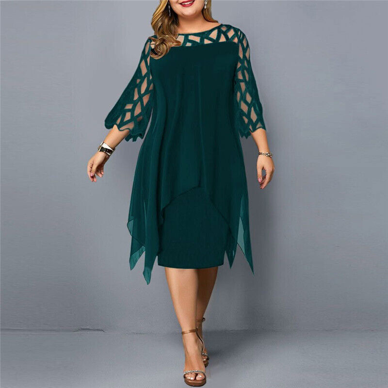 Clemence - Women's A-line Midi Dress - photo 7