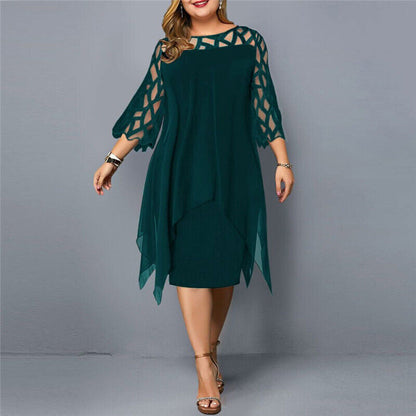 Clemence - Women's A-line Midi Dress - photo 7