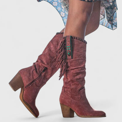 Xenia - Women's Knee-High Western Shoes - photo 1