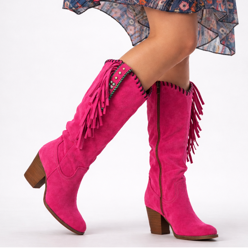 Xenia - Women's Knee-High Western Shoes - photo 5