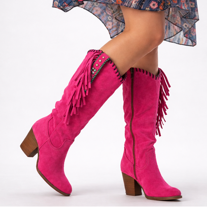 Xenia - Women's Knee-High Western Shoes - photo 5