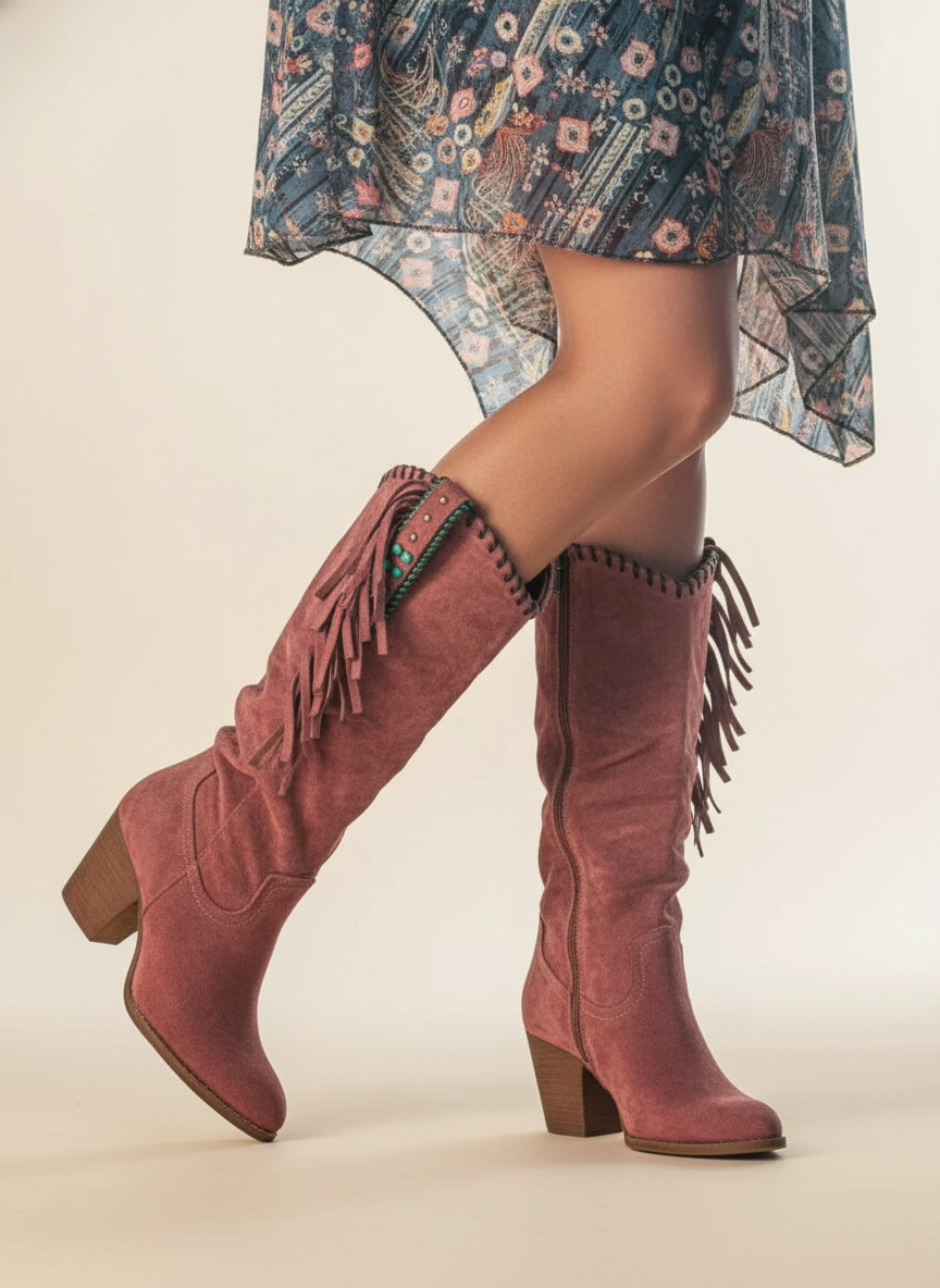 Xenia - Women's Knee-High Western Shoes - photo 6
