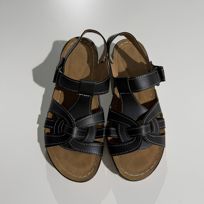 Adeline - Women's Leather Velcro Sandal - photo 7