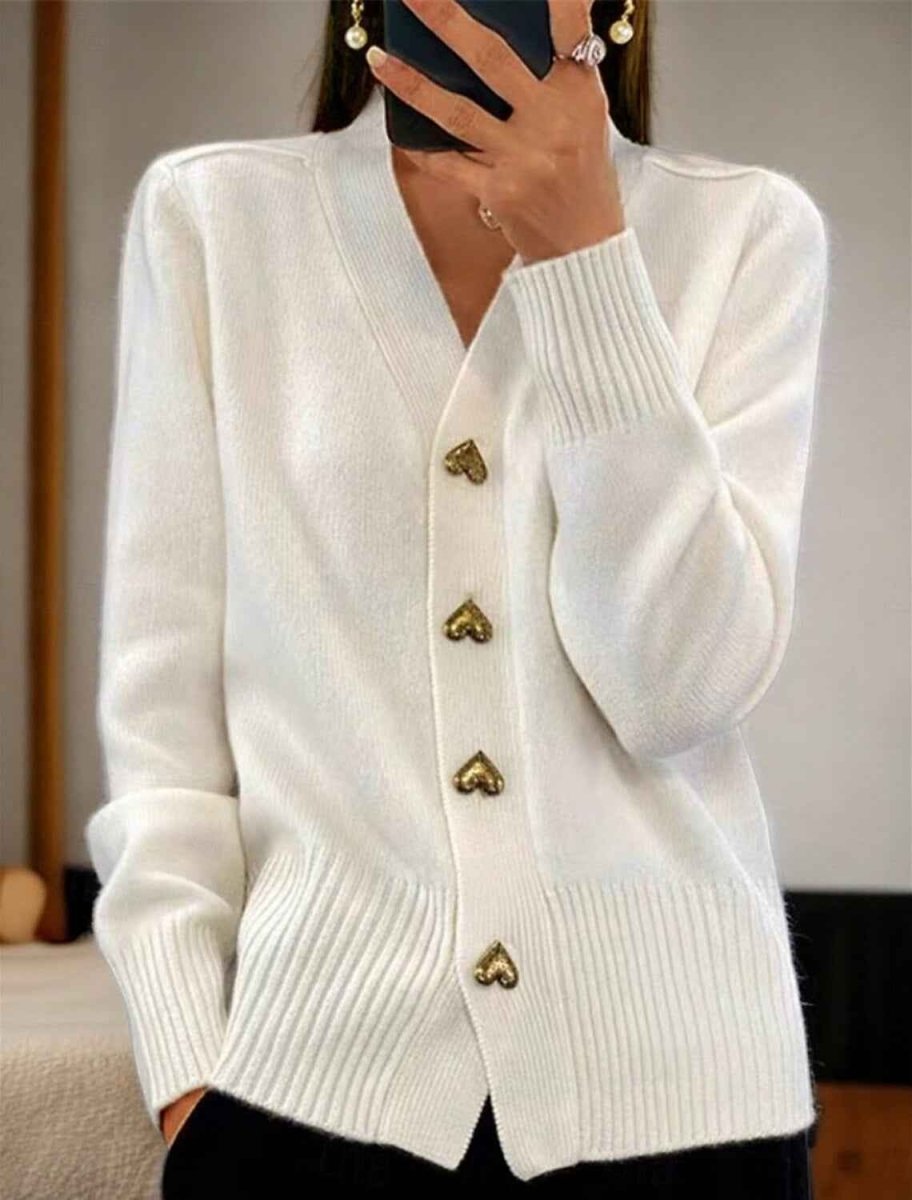 Aurelie - Women's Simple Cardigan - photo 3