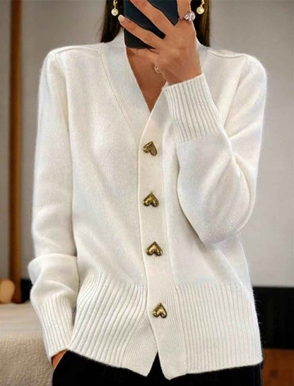 Aurelie - Women's Simple Cardigan - photo 3