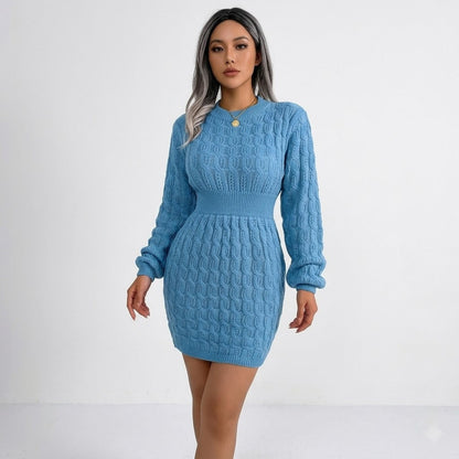 Lisbeth - Women's Mini Knit Dress - photo 1