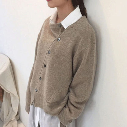 Lucienne - Women's Long Slim Cardigan