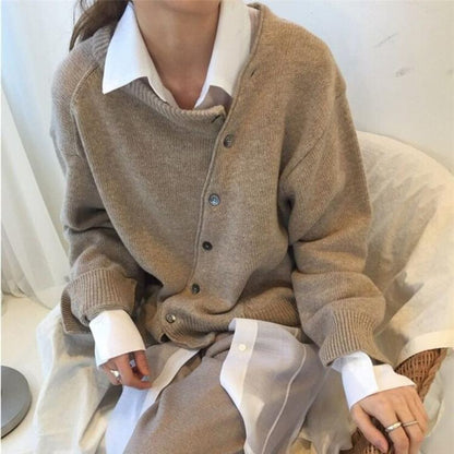 Lucienne - Women's Long Slim Cardigan