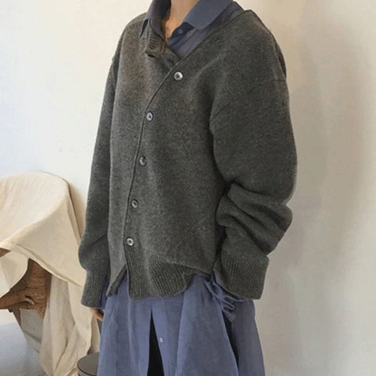 Lucienne - Women's Long Slim Cardigan