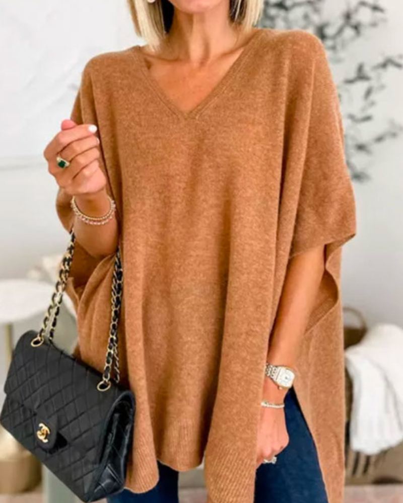 Annika - Women's Short Relaxed Sweater - photo 1
