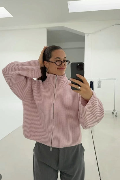 Emmeline - Women's Relaxed Ribbed Sweater - photo 2