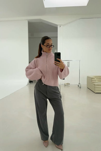 Emmeline - Women's Relaxed Ribbed Sweater - photo 3