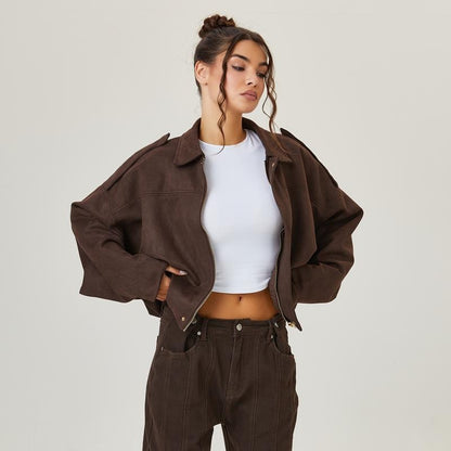 Dorothea - Women's Relaxed Bomber Jacket - photo 1