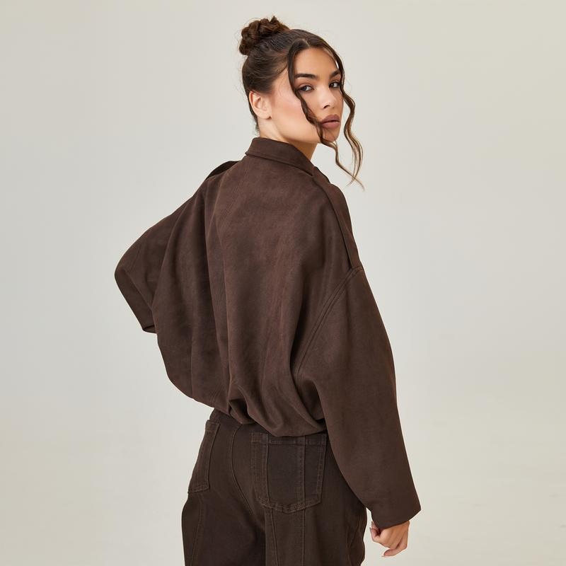 Dorothea - Women's Relaxed Bomber Jacket - photo 6