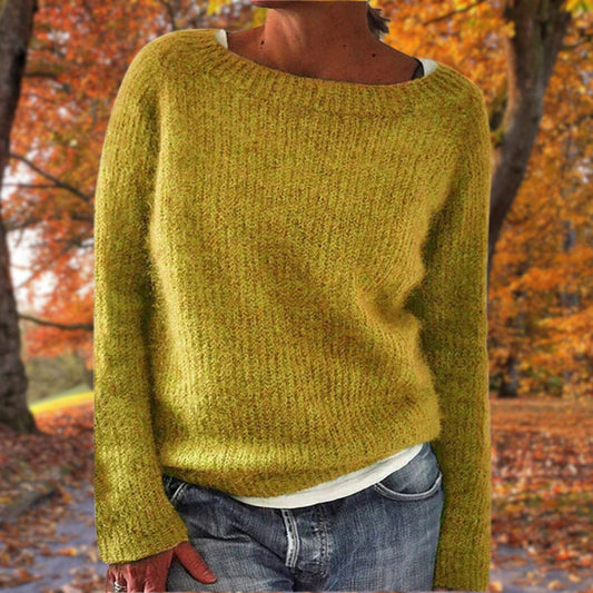 Valentine - Women's Relaxed Knit Sweater - photo 1