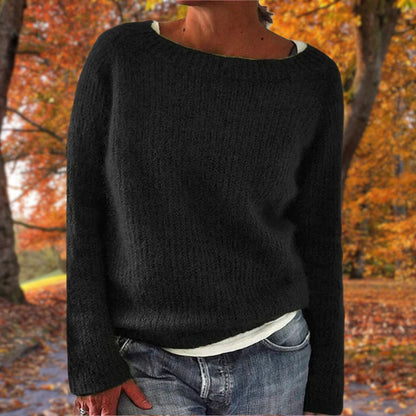 Valentine - Women's Relaxed Knit Sweater - photo 2